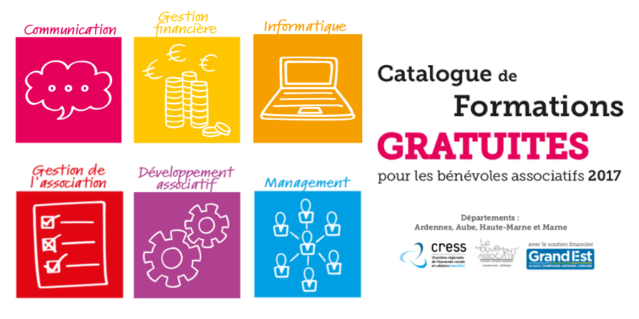 Catalogue formations gratuites CRESS Grand Est 2017